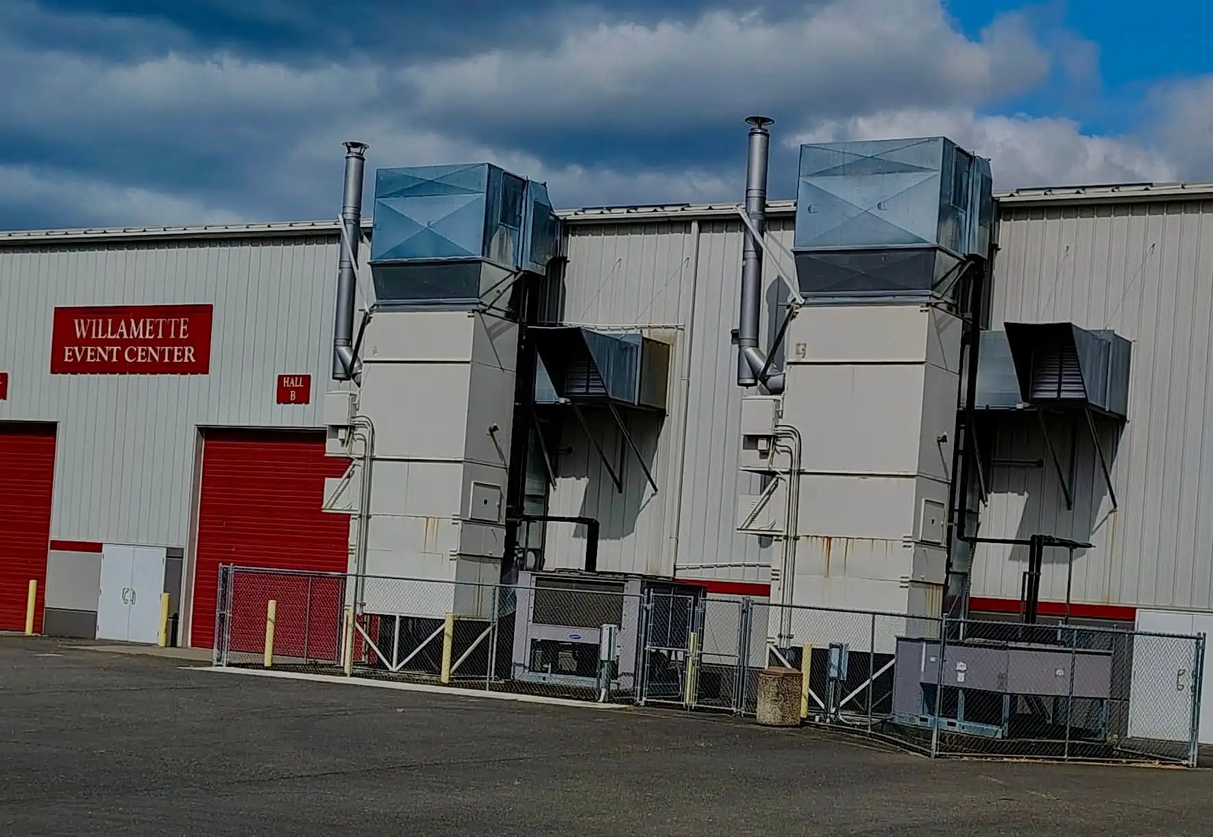 Commercial HVAC systems installed on a Willamette Valley property