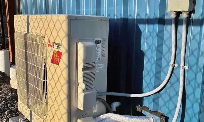 Mitsubishi Electric residential heat pump install